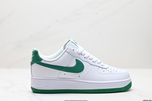 Nike Air Force 1 Low Sneakers – White & Green