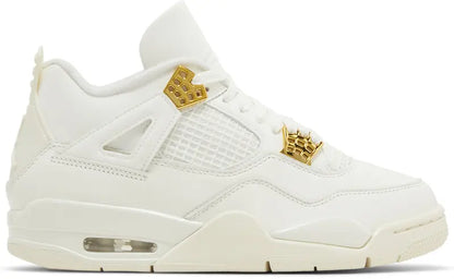 Wmns Air Jordan 4 Retro 'Metallic Gold