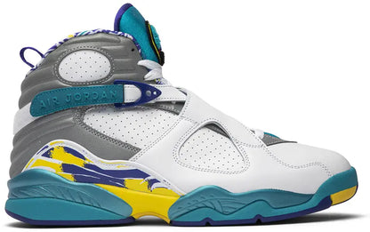 Wmns Air Jordan 8 Retro 'White Aqua'