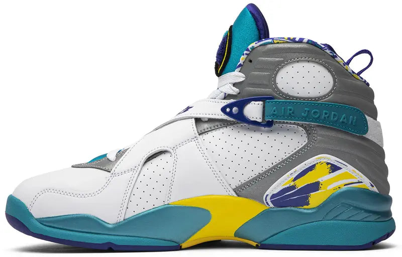 Wmns Air Jordan 8 Retro 'White Aqua'