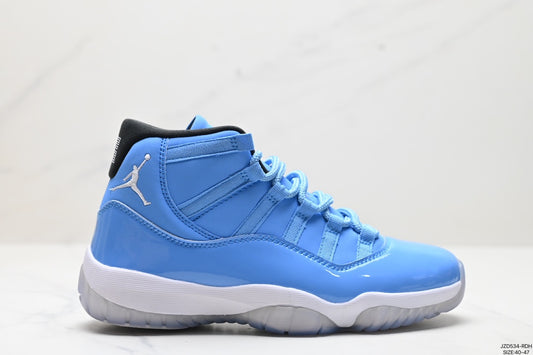 Nike Air Jordan 11 Retro High-Top Sneakers – Blue & White