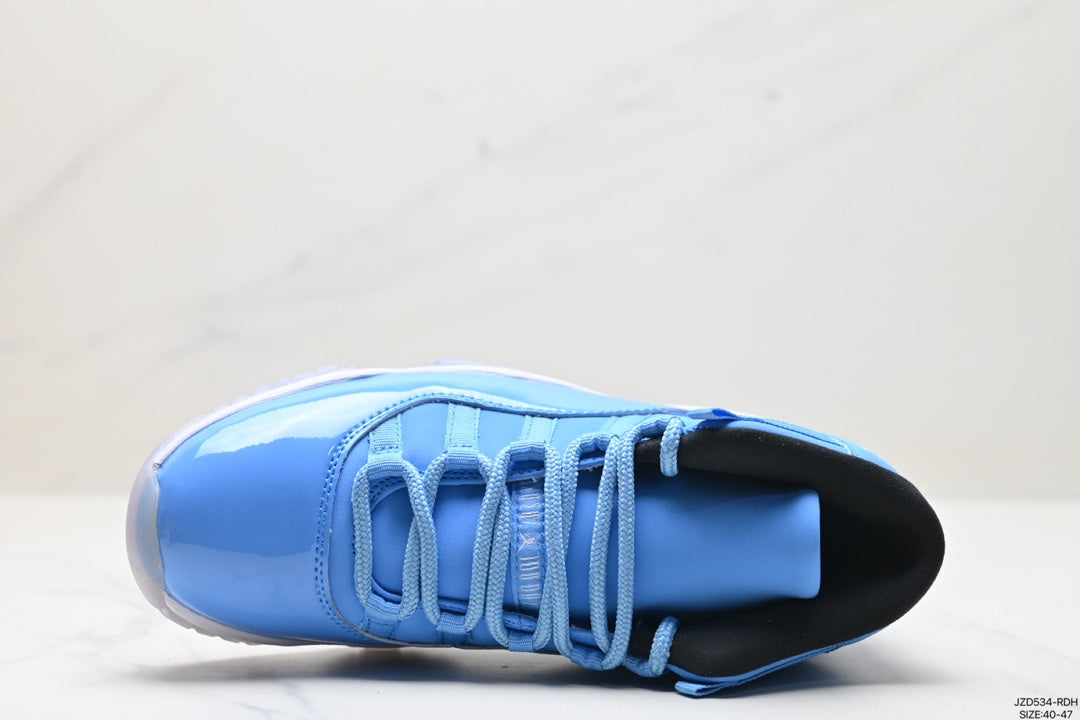 Nike Air Jordan 11 Retro High-Top Sneakers – Blue & White