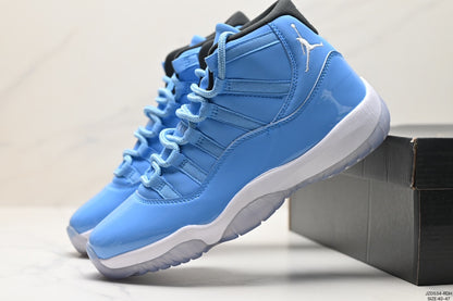 Nike Air Jordan 11 Retro High-Top Sneakers – Blue & White