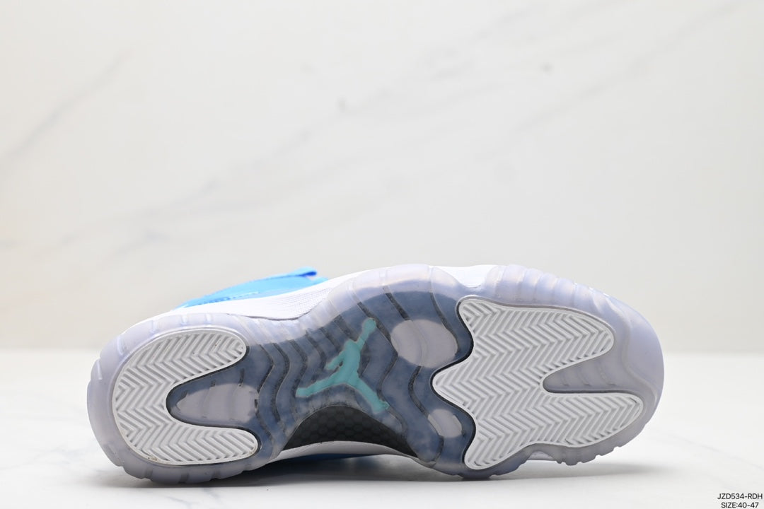 Nike Air Jordan 11 Retro High-Top Sneakers – Blue & White