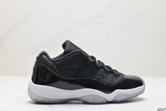 Nike Air Jordan 11 Retro Low Sneakers – Black & White