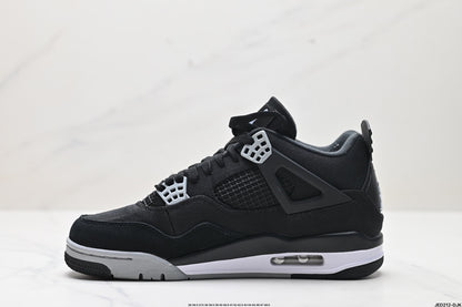 Nike Air Jordan 4 Retro SE Black Canvas – Black & Grey