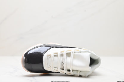 Nike Air Jordan 11 Retro High-Top Sneakers – White & Black