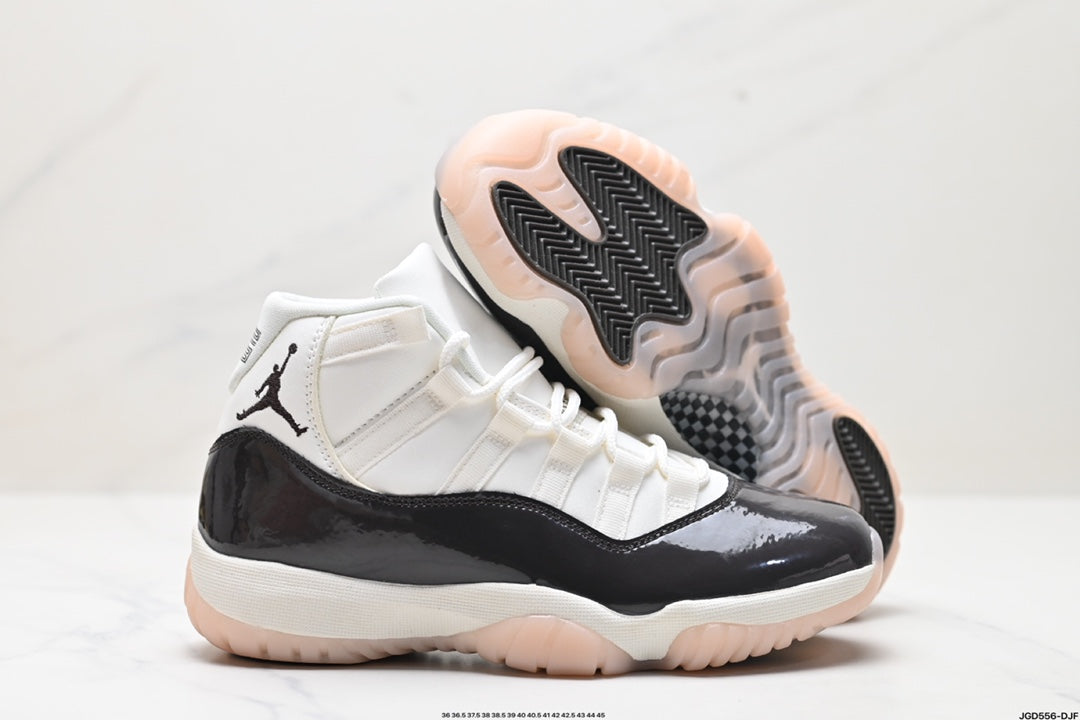 Nike Air Jordan 11 Retro High-Top Sneakers – White & Black