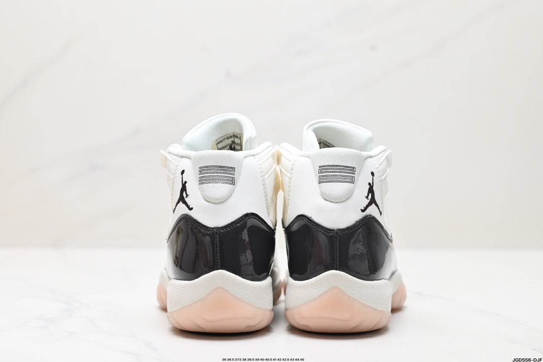 Nike Air Jordan 11 Retro High-Top Sneakers – White & Black