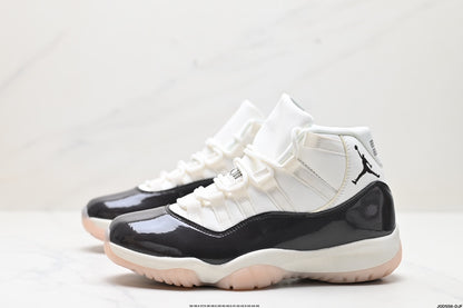 Nike Air Jordan 11 Retro High-Top Sneakers – White & Black