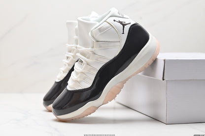 Nike Air Jordan 11 Retro High-Top Sneakers – White & Black