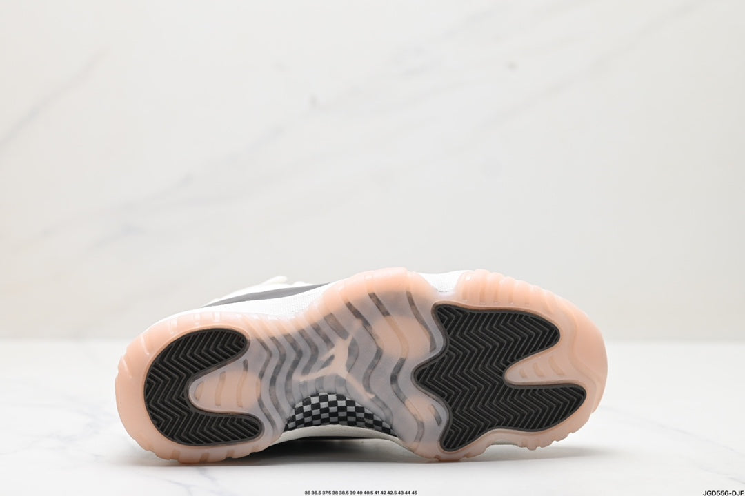 Nike Air Jordan 11 Retro High-Top Sneakers – White & Black