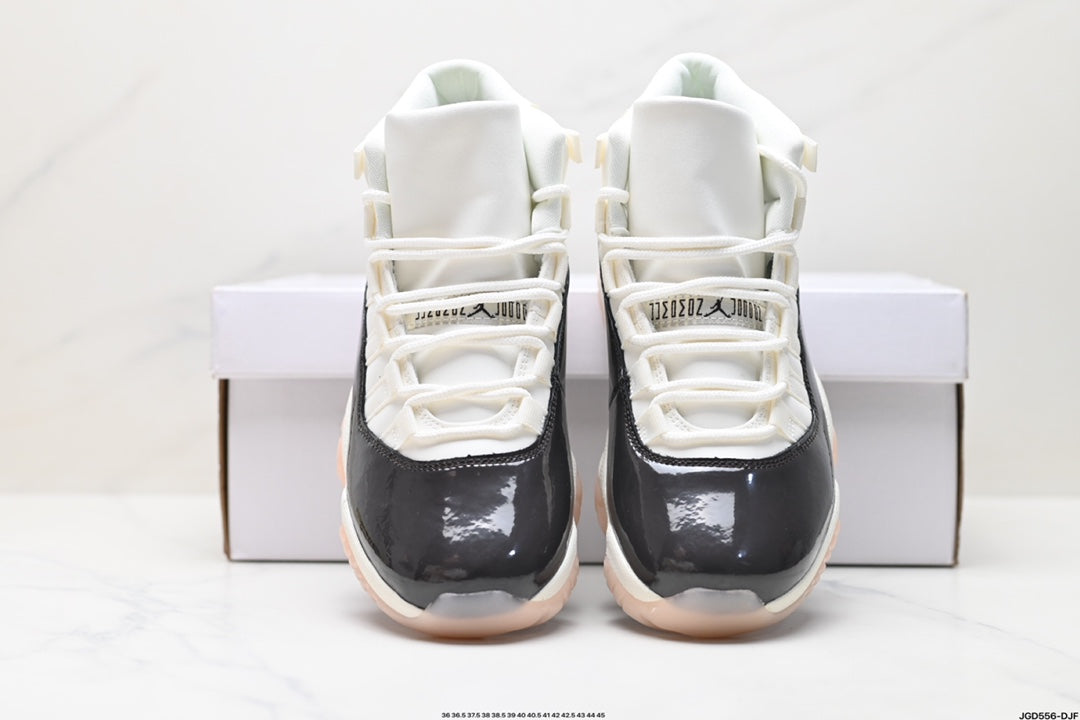 Nike Air Jordan 11 Retro High-Top Sneakers – White & Black