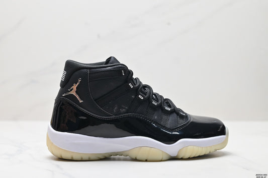 Nike Air Jordan 11 Retro High-Top Sneakers – Black & White