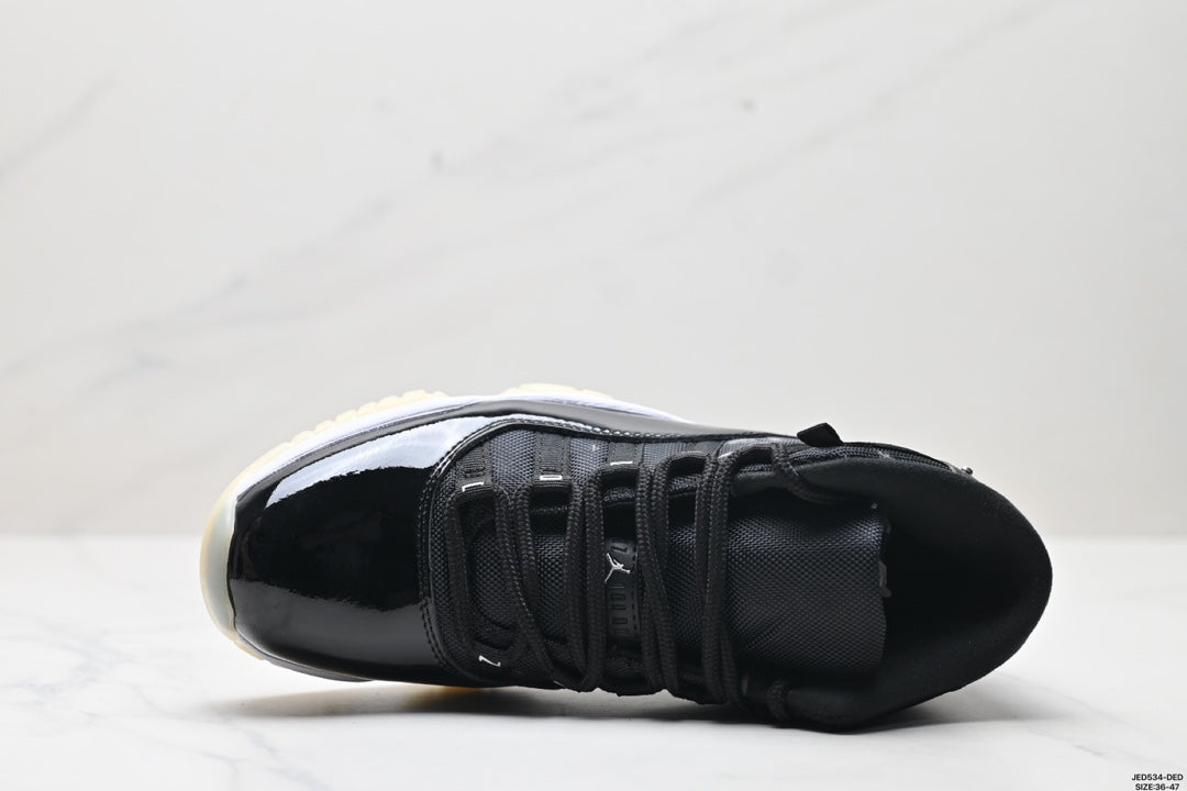 Nike Air Jordan 11 Retro High-Top Sneakers – Black & White