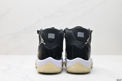 Nike Air Jordan 11 Retro High-Top Sneakers – Black & White
