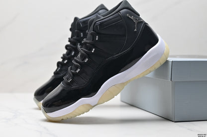 Nike Air Jordan 11 Retro High-Top Sneakers – Black & White