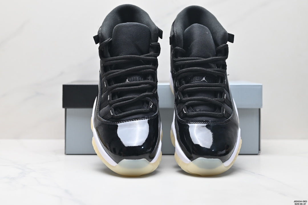 Nike Air Jordan 11 Retro High-Top Sneakers – Black & White