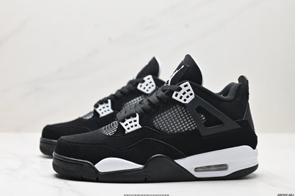 Nike Air Jordan 4 Retro White Thunder – Black & White