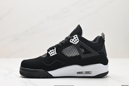 Nike Air Jordan 4 Retro White Thunder – Black & White