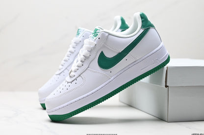 Nike Air Force 1 Low Sneakers – White & Green