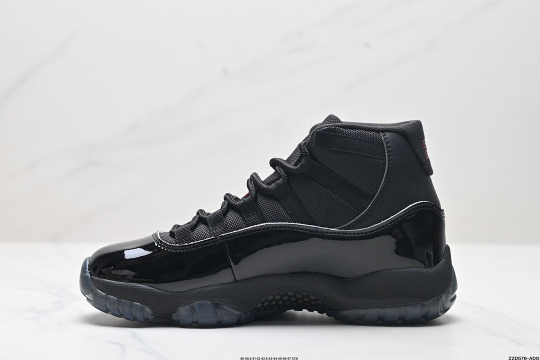 Nike Air Jordan 11 Retro High-Top Sneakers – All Black