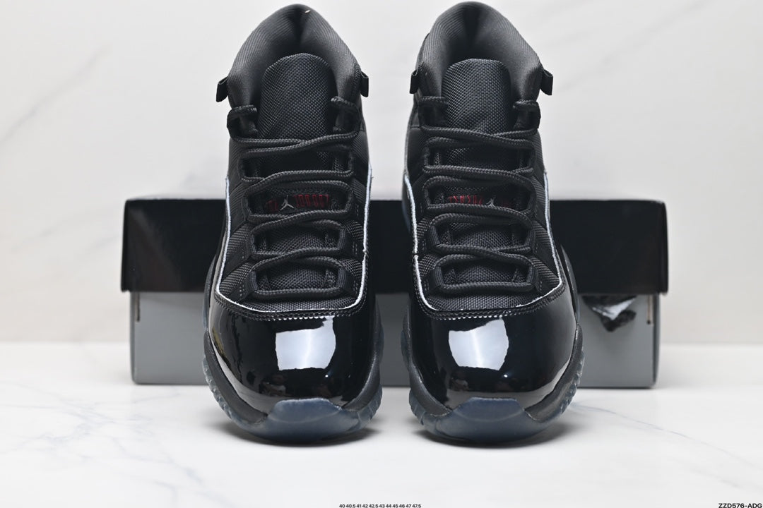 Nike Air Jordan 11 Retro High-Top Sneakers – All Black