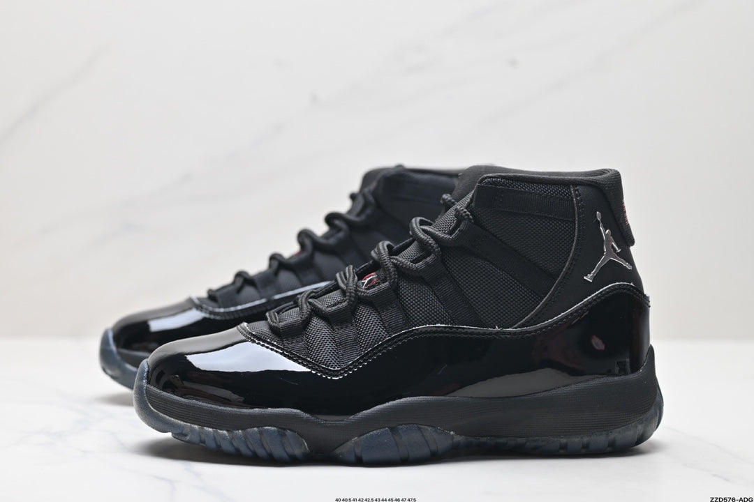 Nike Air Jordan 11 Retro High-Top Sneakers – All Black
