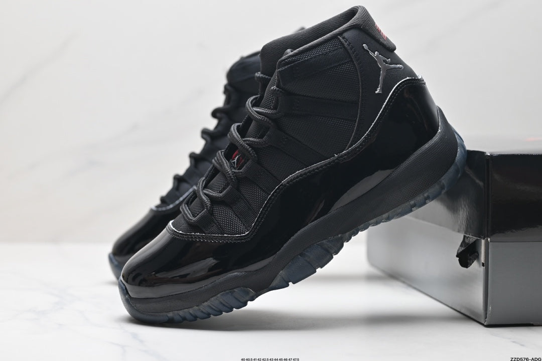Nike Air Jordan 11 Retro High-Top Sneakers – All Black