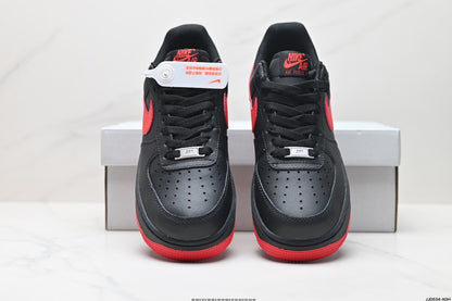 Nike Air Force 1 ’07 Low Sneakers – Black & Red