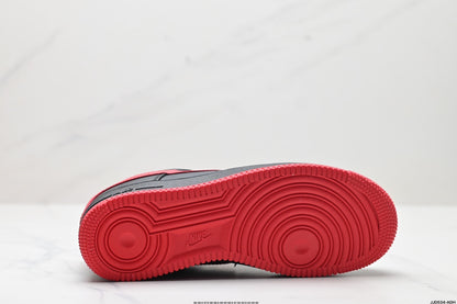 Nike Air Force 1 ’07 Low Sneakers – Black & Red
