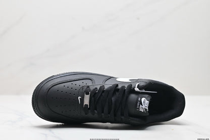 Nike Air Force 1 ’07 SE Low Sneakers – Black with White Swoosh