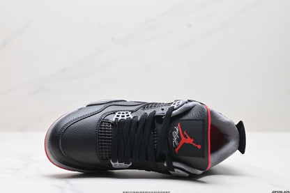 Nike Air Jordan 4 Retro Bred Reimagined – Black, Red & Grey