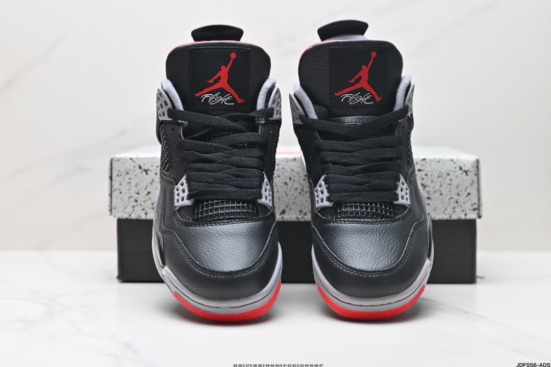 Nike Air Jordan 4 Retro Bred Reimagined – Black, Red & Grey