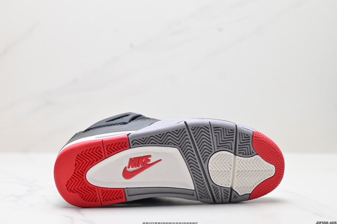 Nike Air Jordan 4 Retro Bred Reimagined – Black, Red & Grey