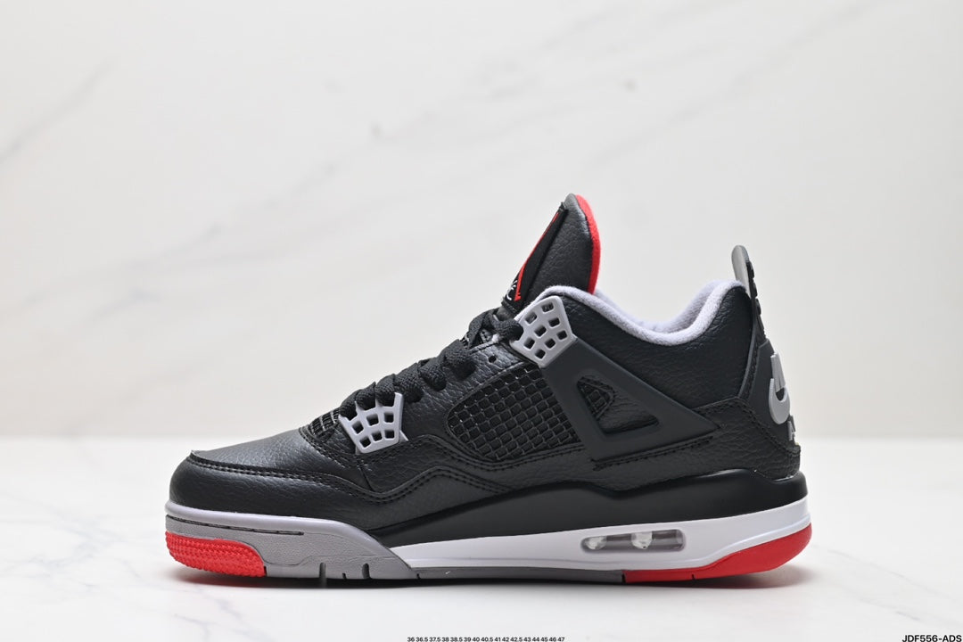 Nike Air Jordan 4 Retro Bred Reimagined – Black, Red & Grey
