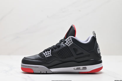 Nike Air Jordan 4 Retro Bred Reimagined – Black, Red & Grey