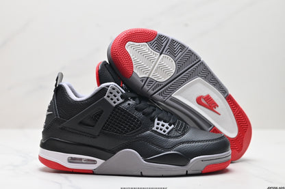 Nike Air Jordan 4 Retro Bred Reimagined – Black, Red & Grey