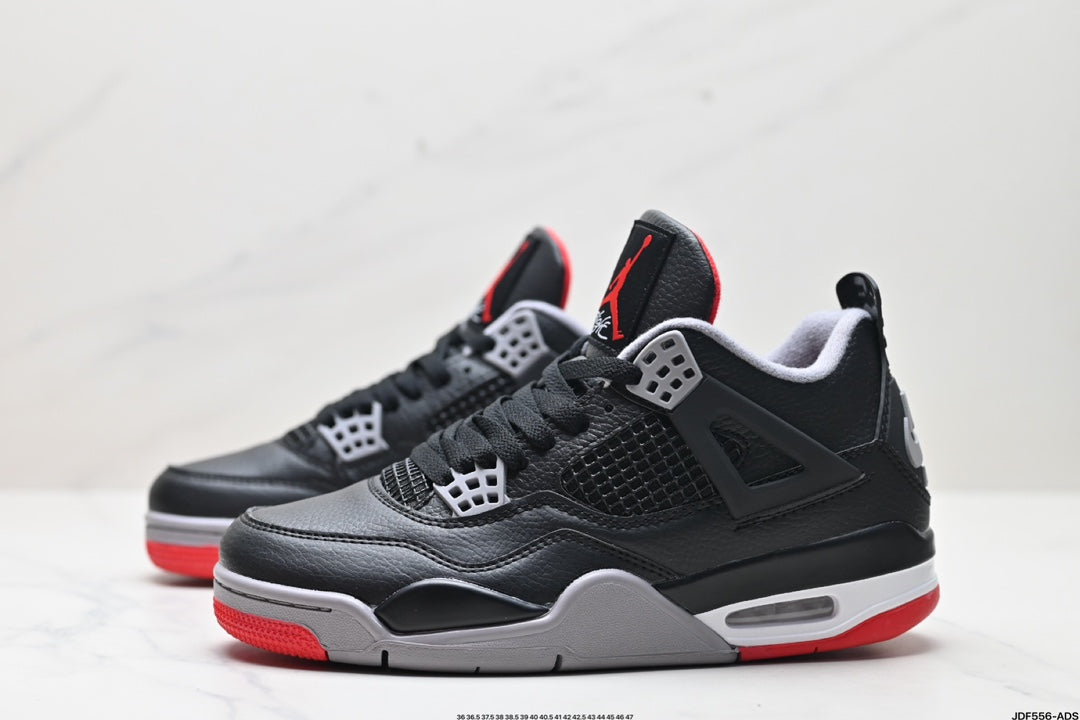 Nike Air Jordan 4 Retro Bred Reimagined – Black, Red & Grey