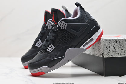 Nike Air Jordan 4 Retro Bred Reimagined – Black, Red & Grey