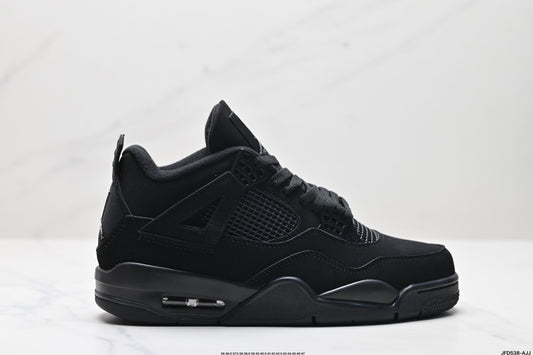 Nike Air Jordan 4 Retro Mid-Top Sneakers – All Black