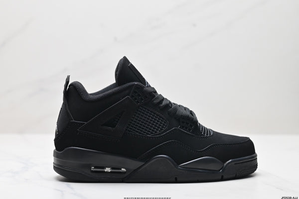 Nike Air Jordan 4 Retro Mid-Top Sneakers – All Black
