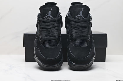 Nike Air Jordan 4 Retro Mid-Top Sneakers – All Black