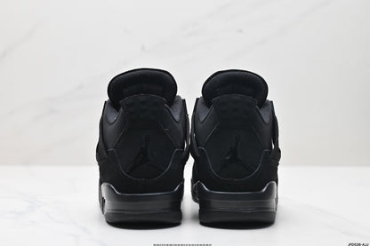 Nike Air Jordan 4 Retro Mid-Top Sneakers – All Black