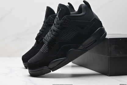 Nike Air Jordan 4 Retro Mid-Top Sneakers – All Black