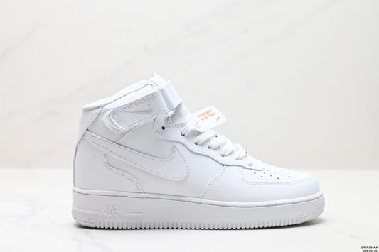 Nike Air Force 1 Mid ’07 Sneakers – All White