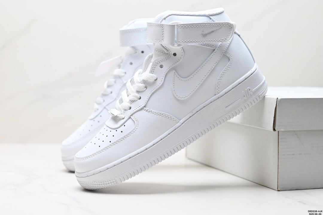 Nike Air Force 1 Mid ’07 Sneakers – All White