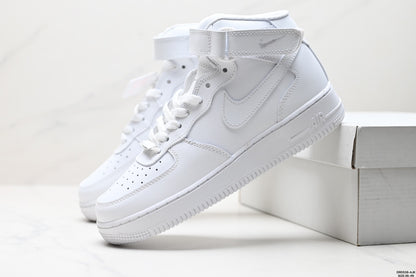 Nike Air Force 1 Mid ’07 Sneakers – All White