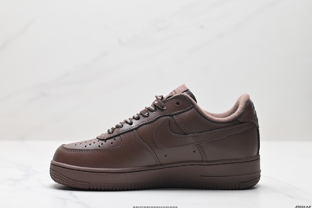 Nike Air Force 1 Low ’07 Sneakers – Dark Brown