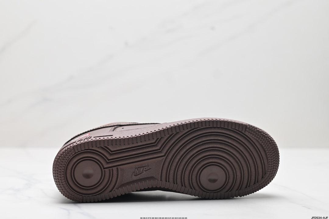 Nike Air Force 1 Low ’07 Sneakers – Dark Brown